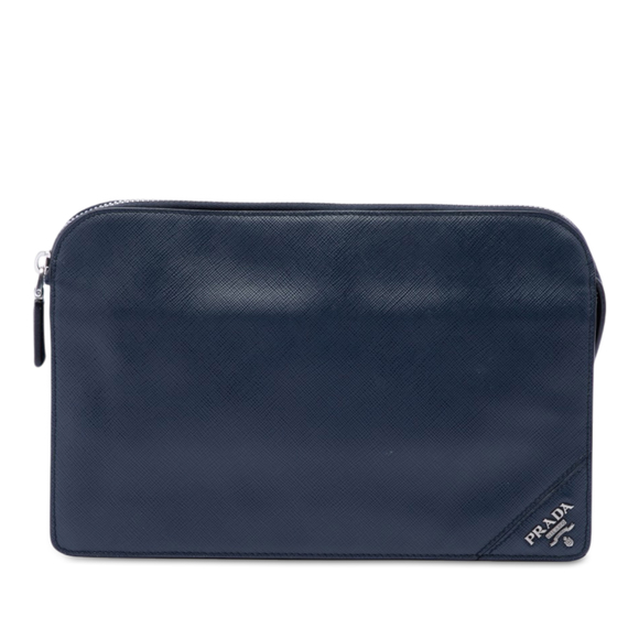 Prada Handbags - Pre-Loved Prada Saffiano Clutch